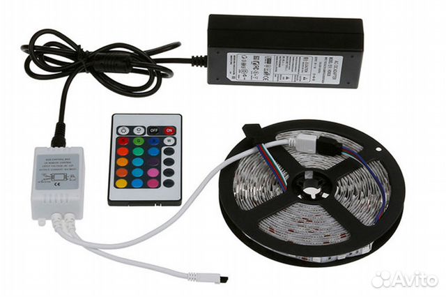 Комплект RGB 12В Dongcheng14,4Вт/м IP65 (есть все)