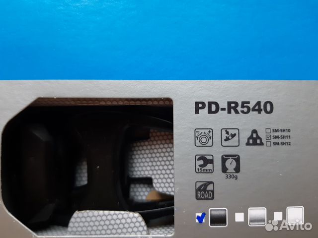 Новые контактные педали Shimano PD-R540 SL