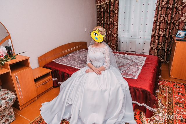 Продам свадебное платье + шубку
