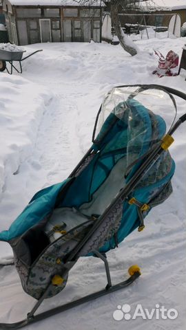 Коляска санки
