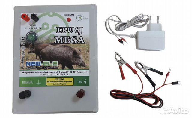 Электропастух EPU 6 J mega 50км (для овец, от медв купить на Зозу.ру - фотография № 1