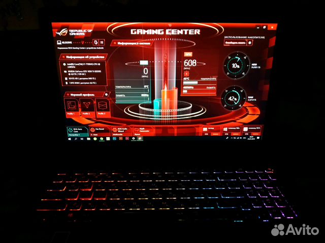 Мощный ноутбук asus ROG Strix GL553V