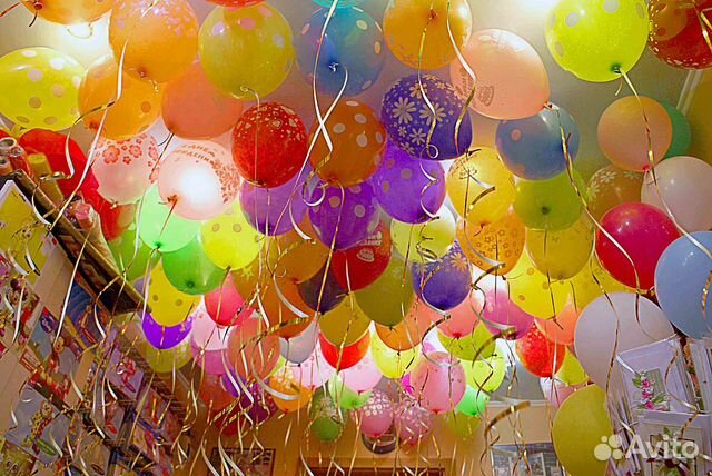 Воздушные шары с гелием, оформление любых торжеств