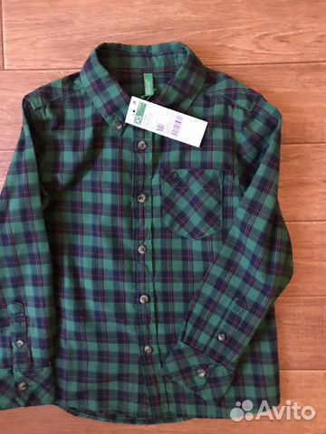 Рубашки Benetton 4-5 лет HM новая 6-7лет
