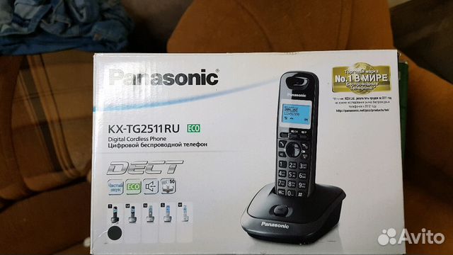 Телефон Panasonic KX-TG2511RU черный