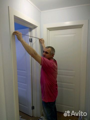 Установка межкомнатных дверей