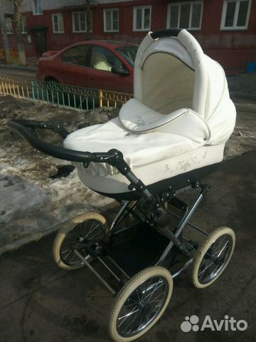 Коляска Lonex Julia Ecco2 в 1 кожаная Коляска Lonex Julia Ecco2 в 1 кожаная