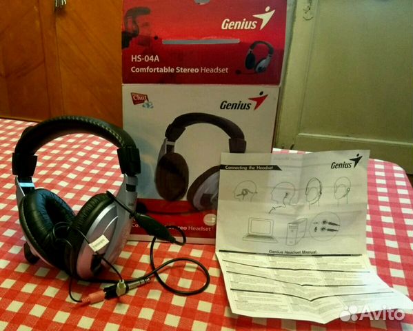 Наушники Genius HS-04A Наушники Genius HS-04A