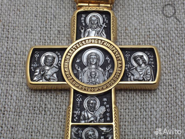 8179. Авторский серебряный крест с позолотой 8179. Авторский серебряный крест с позолотой