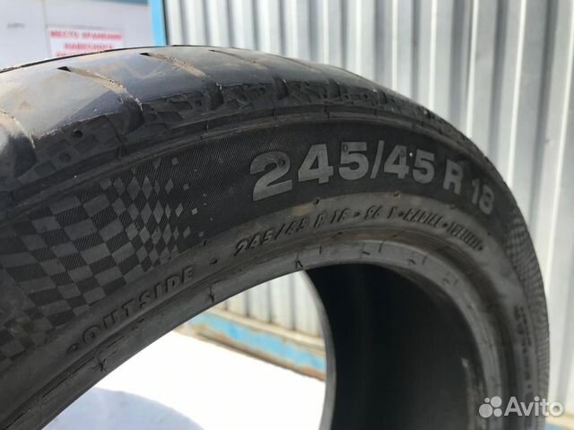 Continental ContiSportContact 3 SSR 245/45 R18 2шт