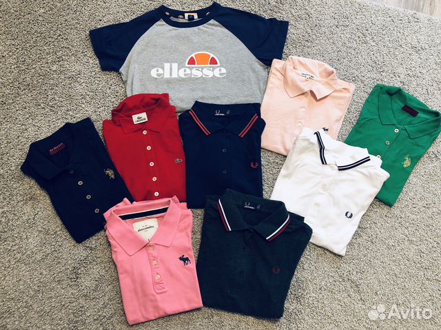 Футболки-поло Lacoste, Fred Perry, Us Polo, Abercr