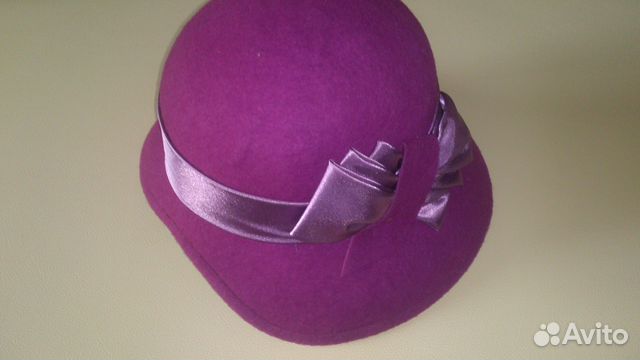 Шляпа женская фетровая