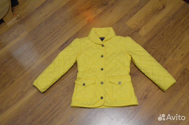 Желтая курта стеганка ralph lauren 5-6 лет