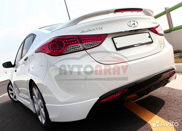 Спойлер со стоп сигналом для Hyundai Elantra 5 Спойлер со стоп сигналом для Hyundai Elantra 5