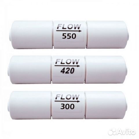 Ограничитель дренажного потока. Обратный осмос