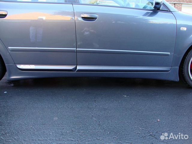 Накладки (молдинги нижние) на двери S-Line a4b6 Накладки (молдинги нижние) на двери S-Line a4b6