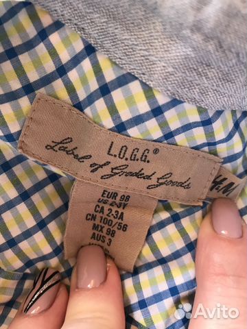 Рубашка H&M рост 98-104 Рубашка H&M рост 98-104