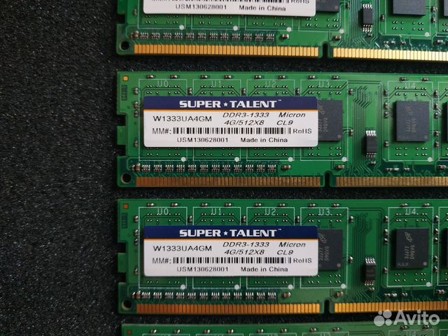 Оперативная память DDR3 4GB 1333Mhz Super Talent