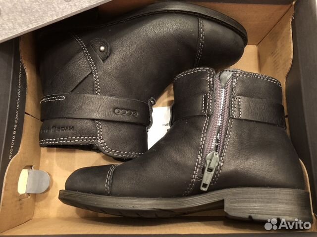 Ботинки полусапожки сапоги Ecco р.27