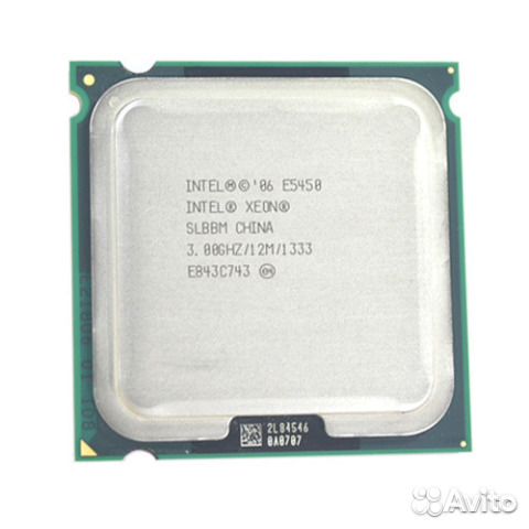 Intel xeon E5450 адаптированный под LGA 775