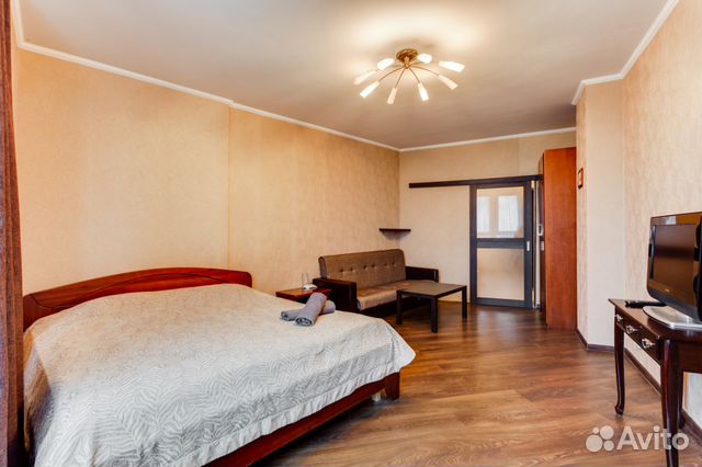 

1-к. квартира, 45 м², 2 кровати
