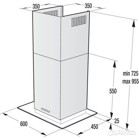 Продам вытяжку 60 см Gorenje