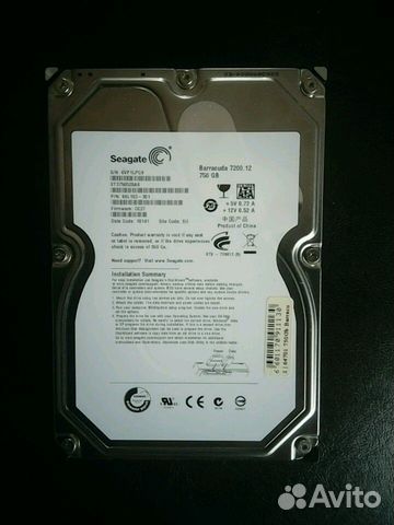 Жесткий диск Seagate barracuda 7200 750 Gb