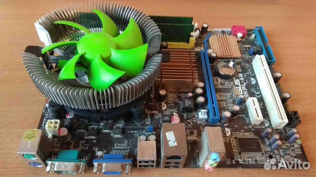 Мат.плата (LGA775) +Процессор+озу