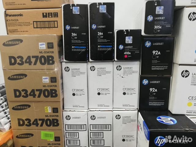 Оригинальные картриджи. Список