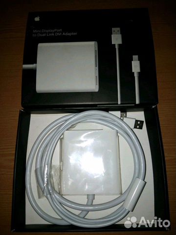 Адаптер Mini DisplayPort двухканальный DVI