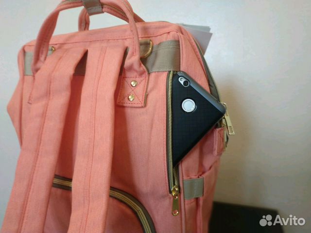 Сумка рюкзак для мамы с USB портом