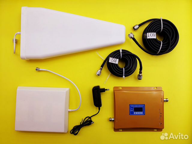 Усилитель сотовой связи KW20L-GW (2-диапозонный) Усилитель сотовой связи KW20L-GW (2-диапозонный)