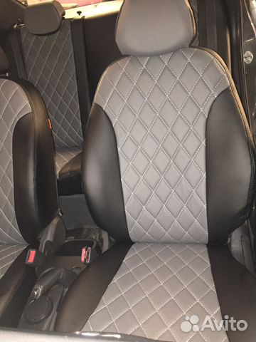 Авточехлы на Hyundai Solaris, Kia Rio экокожи Авточехлы на Hyundai Solaris, Kia Rio экокожи