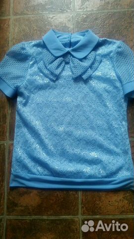 Блузки для девочки начальной школы