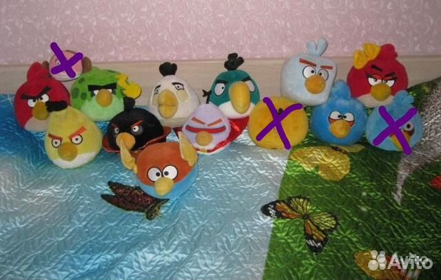 Angry Birds мягкие игрушки