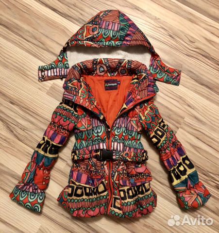 Куртка для девочки 7-8 лет осенняя тёплая Desigual