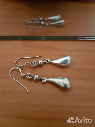 Серьги серебряные 