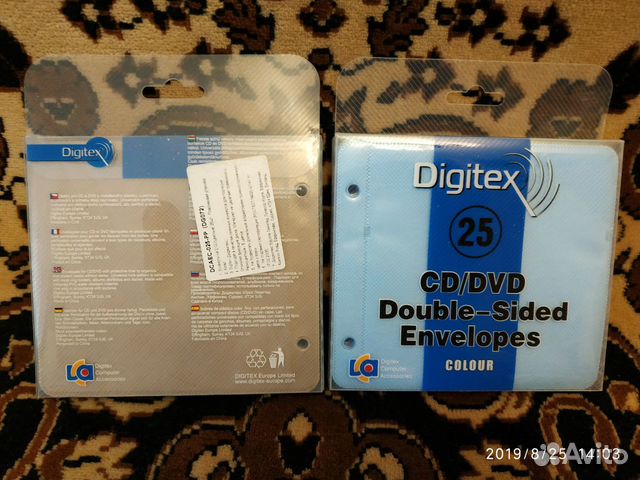 Двухсторонние конверты для CD DVD дисков 333 штуки Двухсторонние конверты для CD DVD дисков 333 штуки