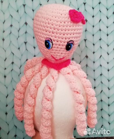 Вязаная осьминожка-девочка Вязаная осьминожка-девочка