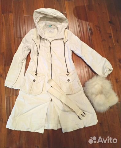 Пальто женское с кожанными вставками (Италия) Пальто женское с кожанными вставками (Италия)