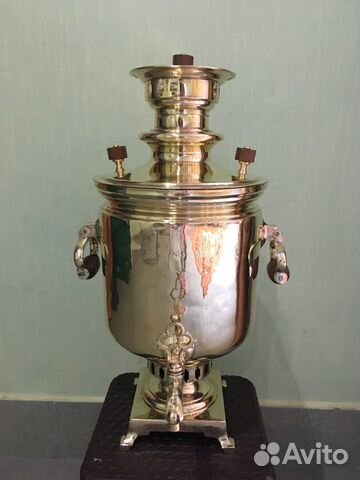 Самовар угольный на дровах 6 л Баташев Самовар угольный на дровах 6 л Баташев