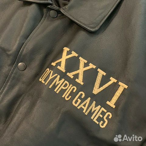 Винтажная кожаная куртка Olympic Games 1996 Винтажная кожаная куртка Olympic Games 1996