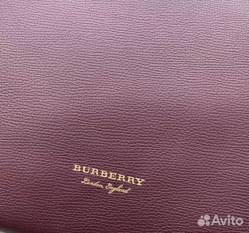 Сумка бордовая burberry Banner 7941 Сумка бордовая burberry Banner 7941