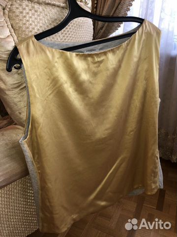Новая кофта/ блузка/ топ Escada l оригинал золотой Новая кофта/ блузка/ топ Escada l оригинал золотой