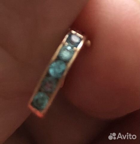 Золотые серьги