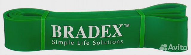 Эспандер лента bradex 208 х 4.5 см зеленый