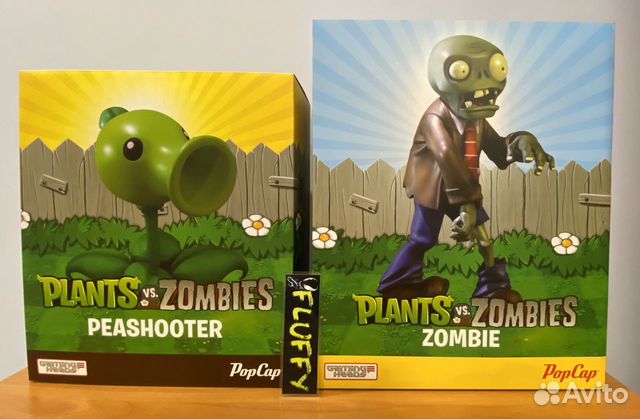 Peashooter 9/" Statue NEW Gaming Heads Plants vs Zombies