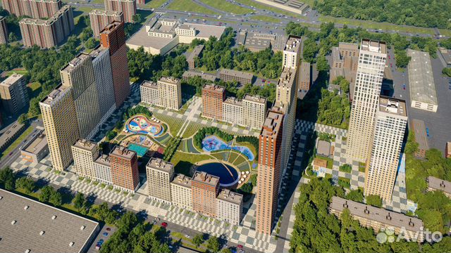 1-к квартира, 25.5 м², 29/45 эт. 1-к квартира, 25.5 м², 29/45 эт.