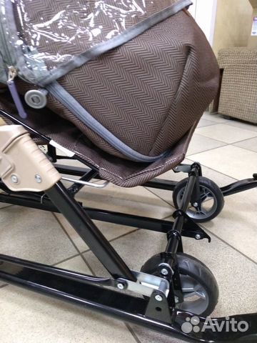 Санки-коляска ника детям 7-8