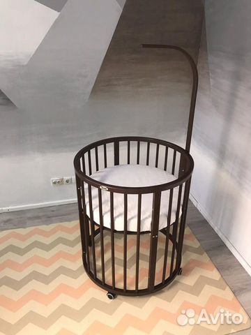 Детская кровать трансформер из массива бука